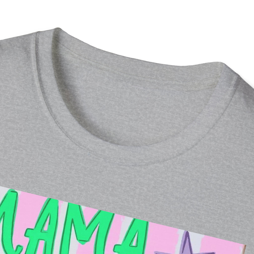 Mamasaurus T-Shirt — Cute Triceratops 'MAMA SAURUS' Graphic Tee for Moms
