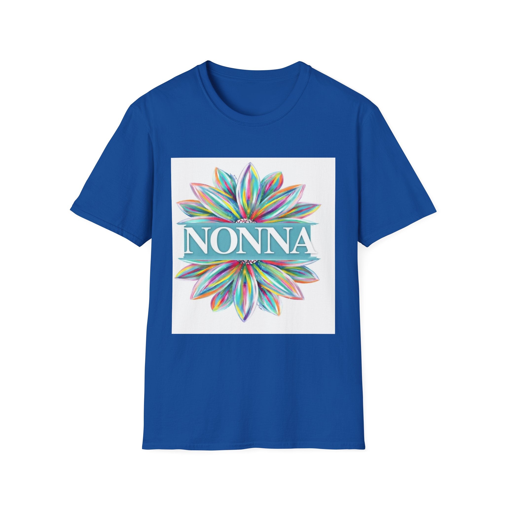 Nonna Floral T‑Shirt – Colorful Petal Grandma Tee