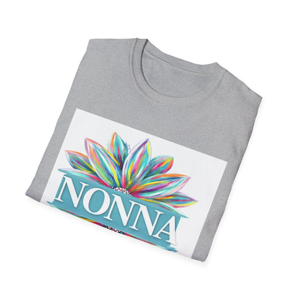 Nonna Floral T‑Shirt – Colorful Petal Grandma Tee