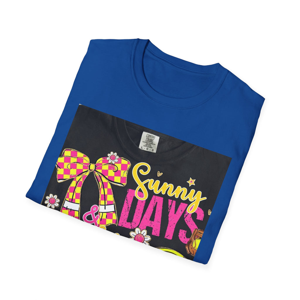 Sunny Days & Double Plays Softball T-Shirt