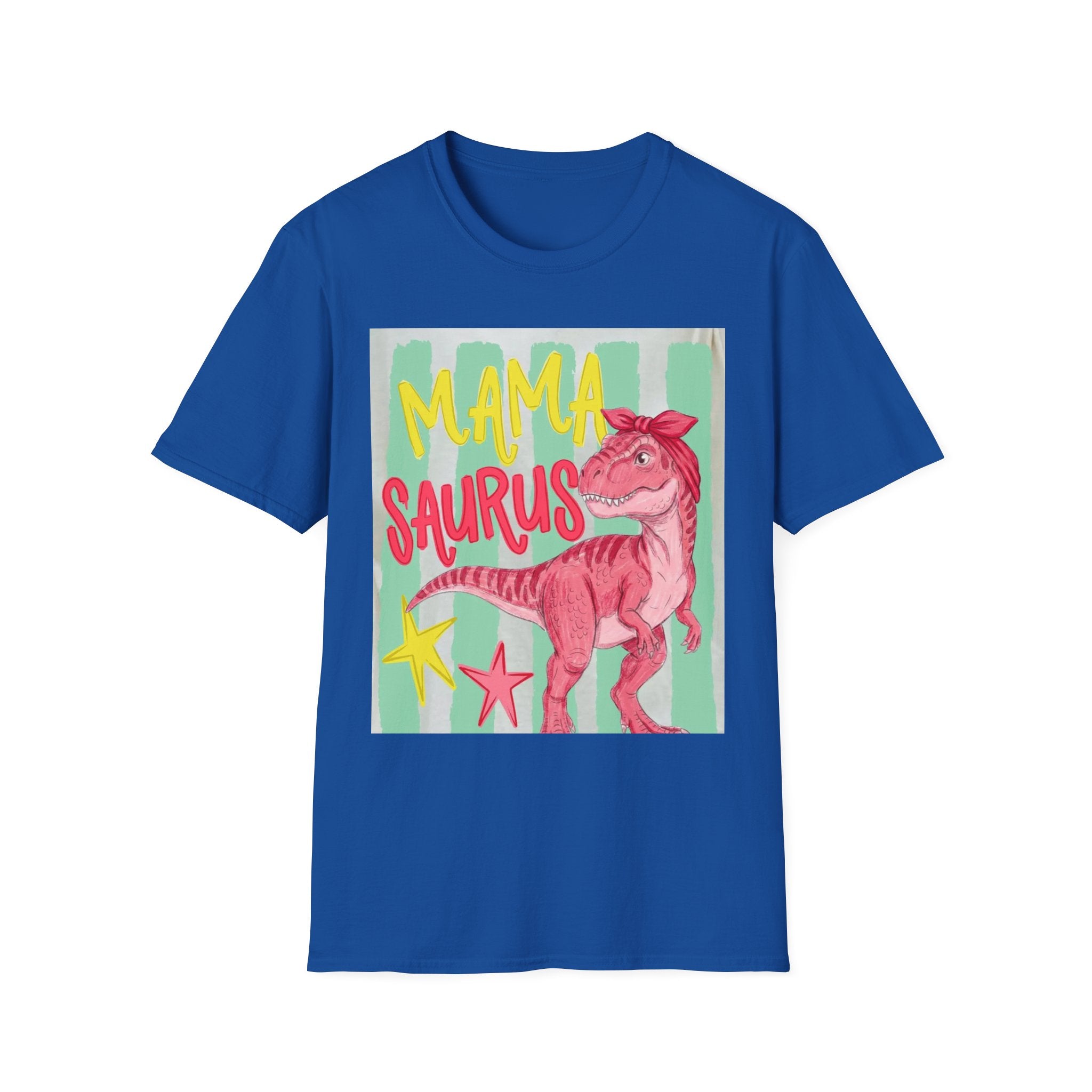 Mama Saurus T-Shirt – Pink Dino Graphic Tee for Moms | Mother's Day Gift