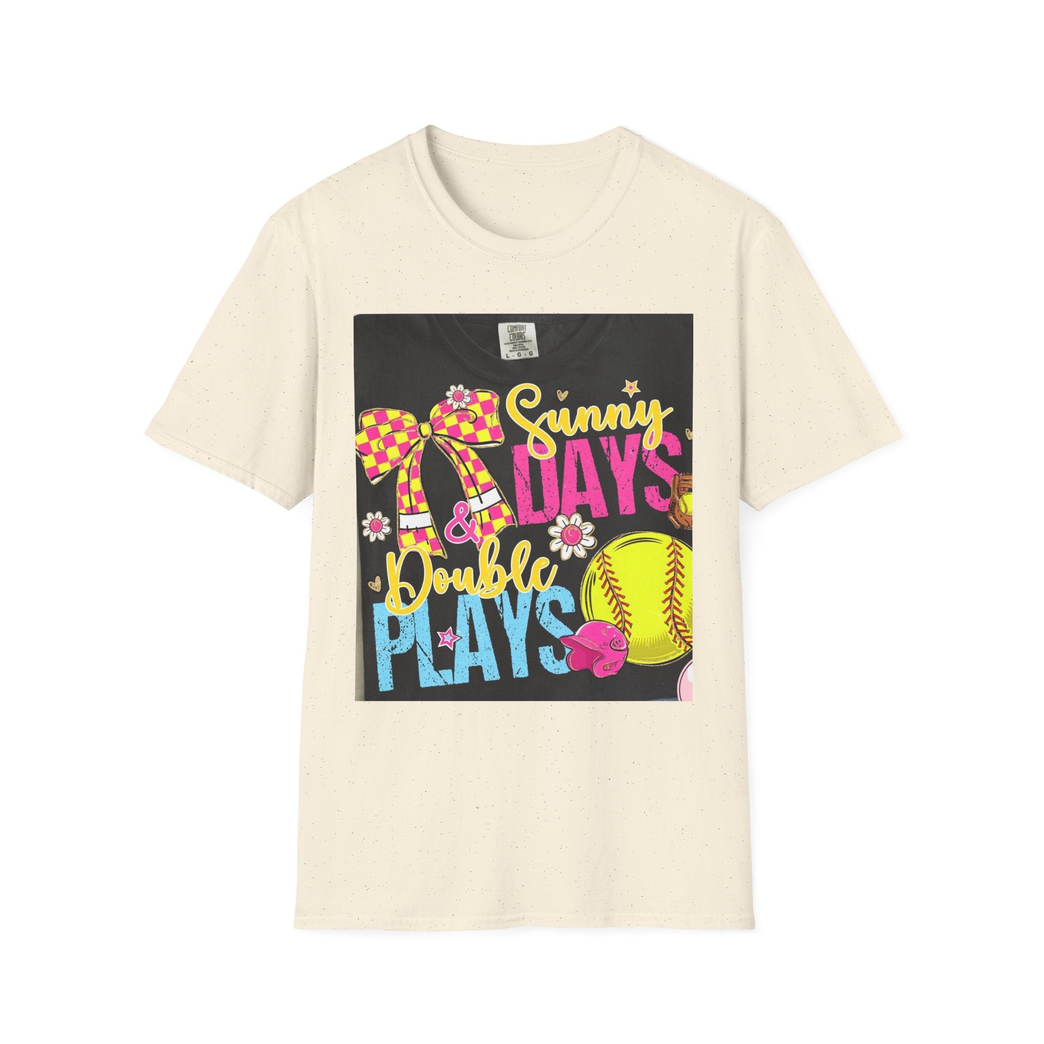 Sunny Days & Double Plays Softball T-Shirt