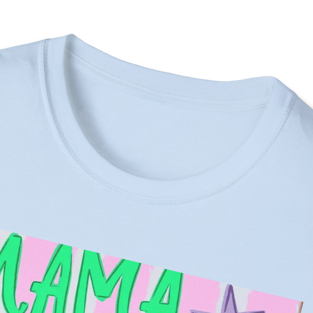 Mamasaurus T-Shirt — Cute Triceratops 'MAMA SAURUS' Graphic Tee for Moms