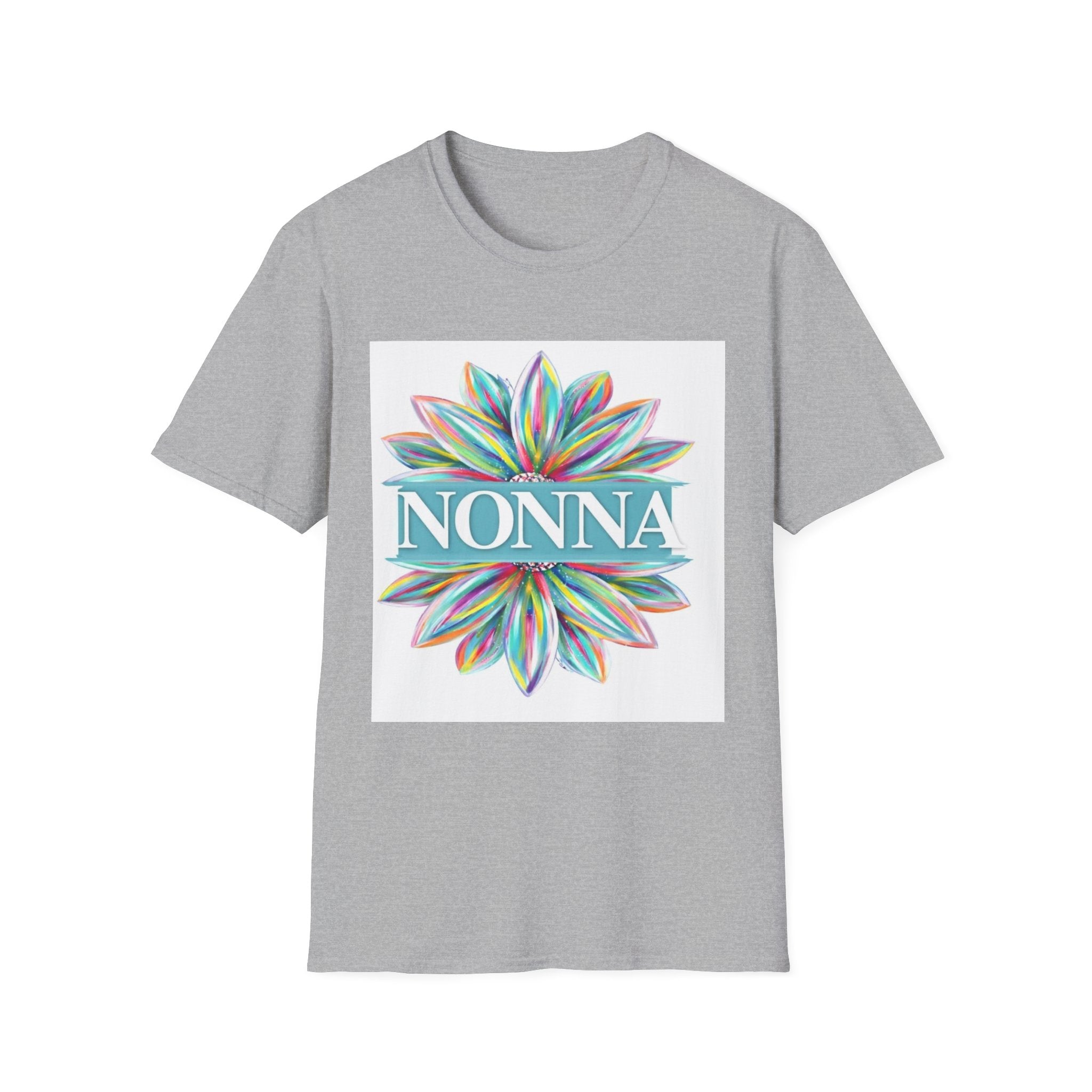 Nonna Floral T‑Shirt – Colorful Petal Grandma Tee