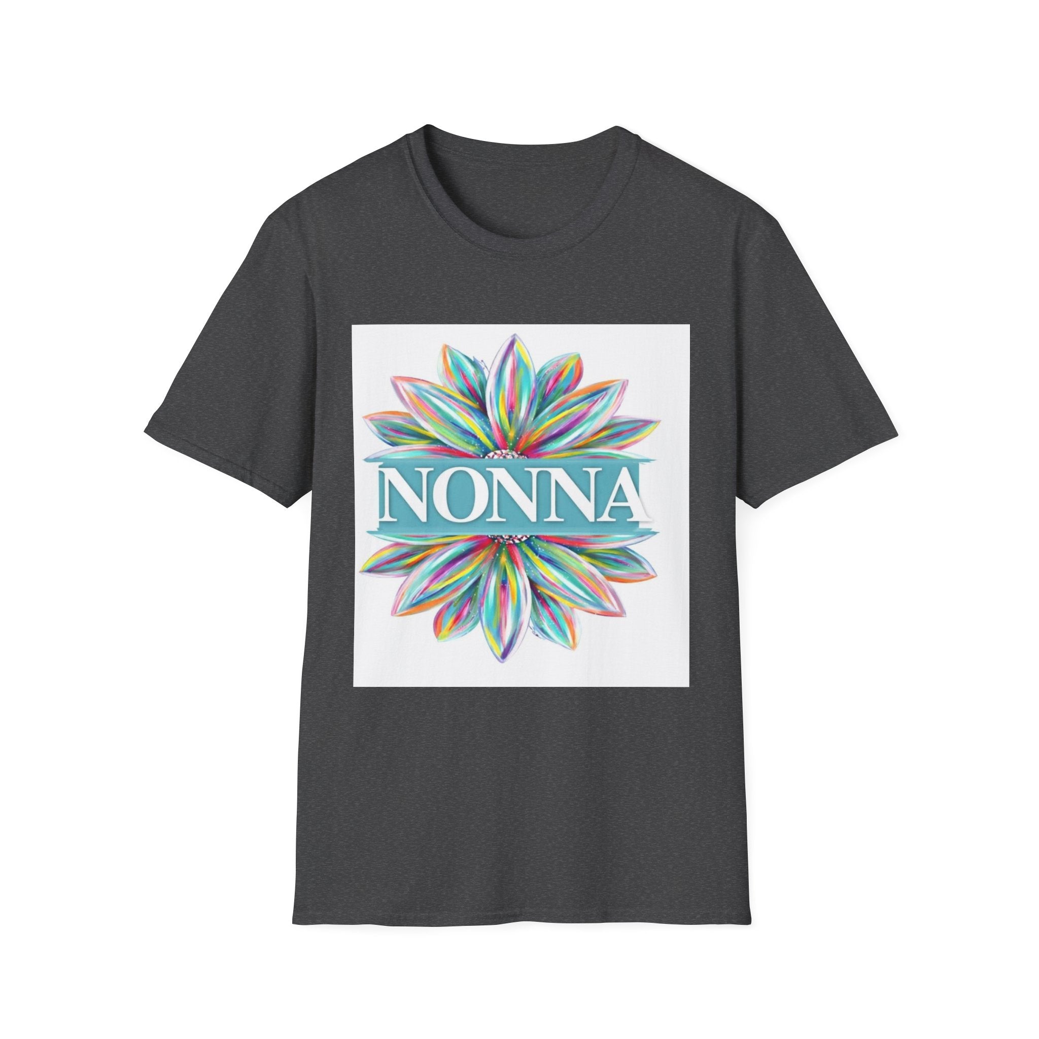 Nonna Floral T‑Shirt – Colorful Petal Grandma Tee