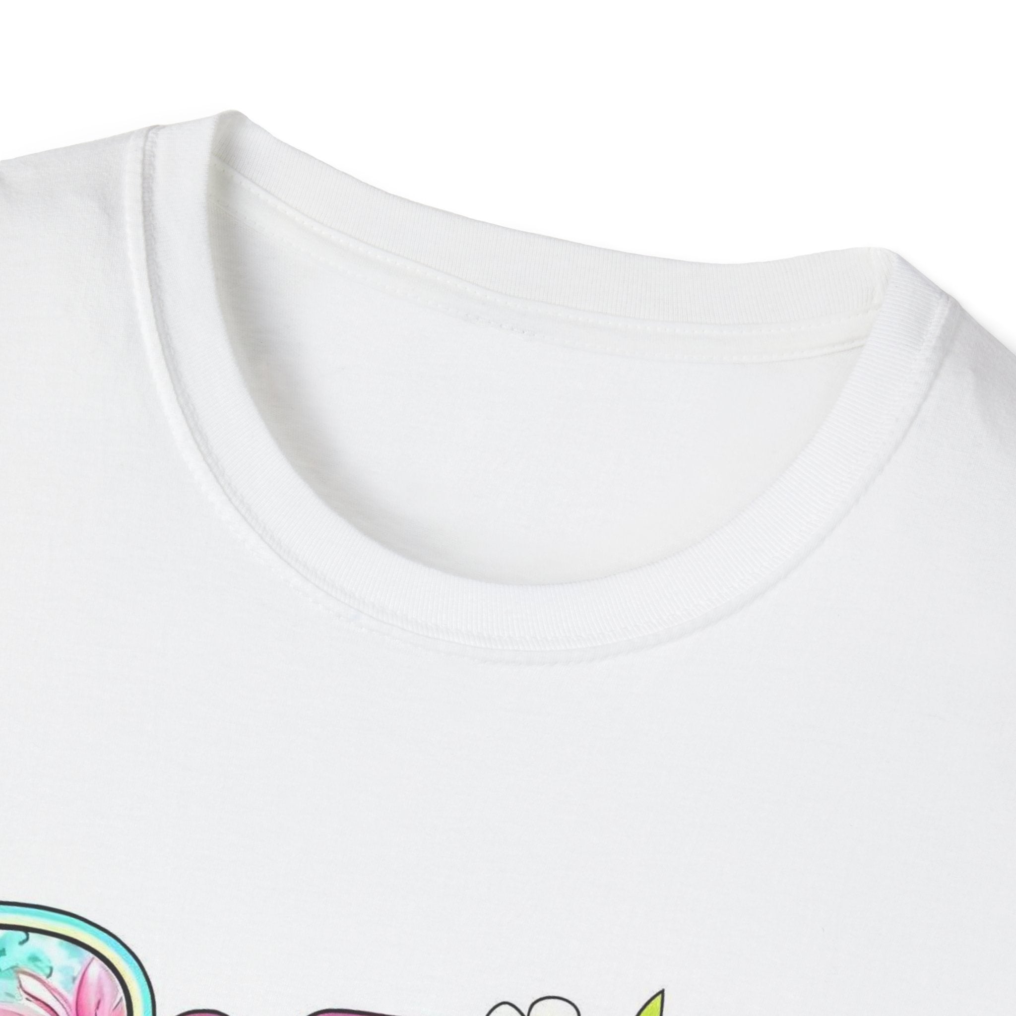 Summer Floral Graphic T-Shirt — Retro Tie-Dye 'SUMMER' Design