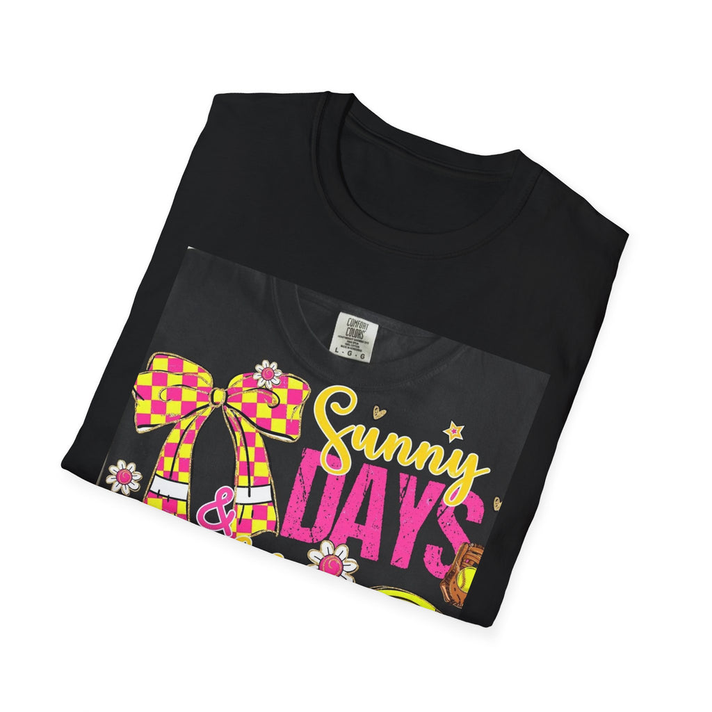 Sunny Days & Double Plays Softball T-Shirt
