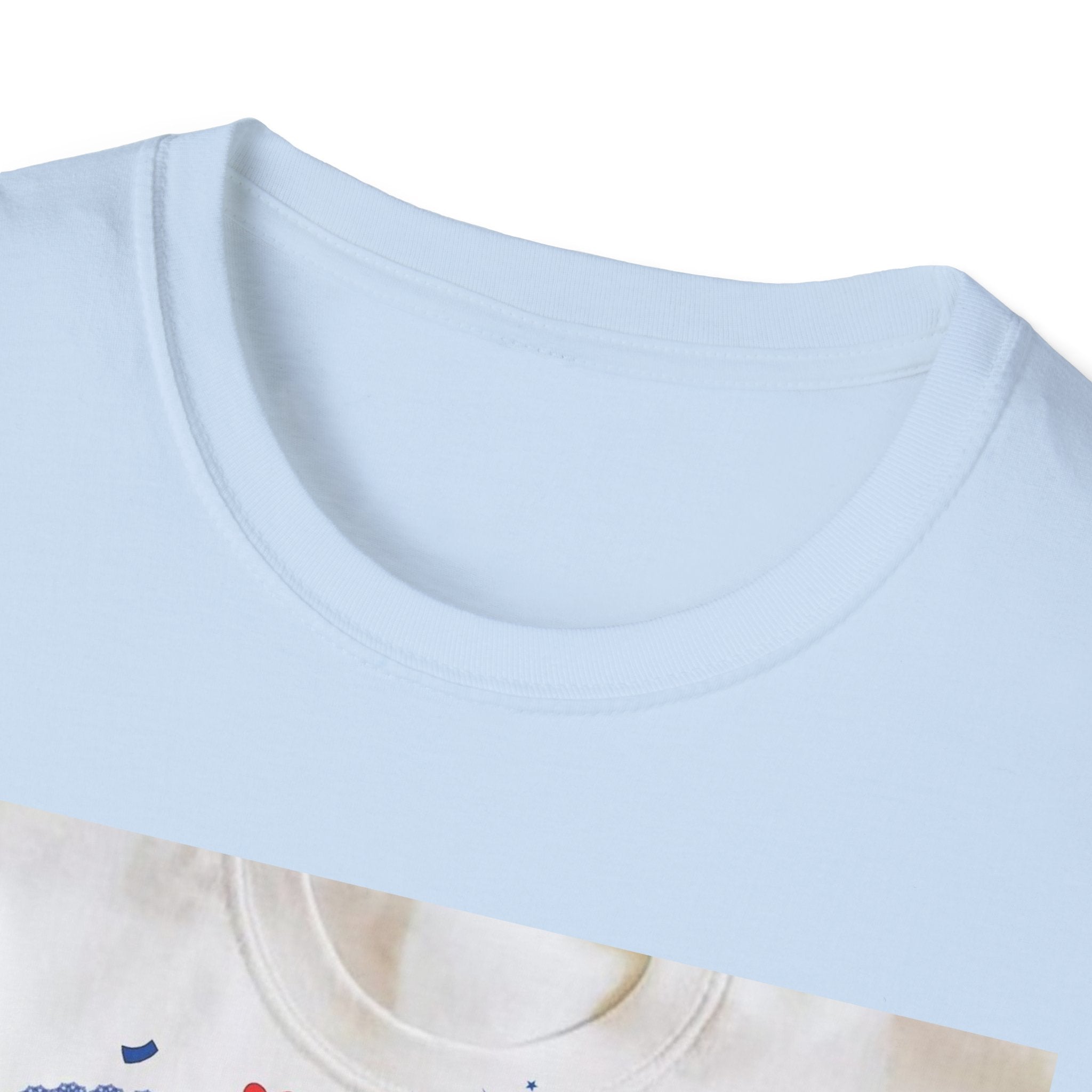 Patriotic Fourth of July Graphic T-Shirt — Red, White & Blue USA Party Design