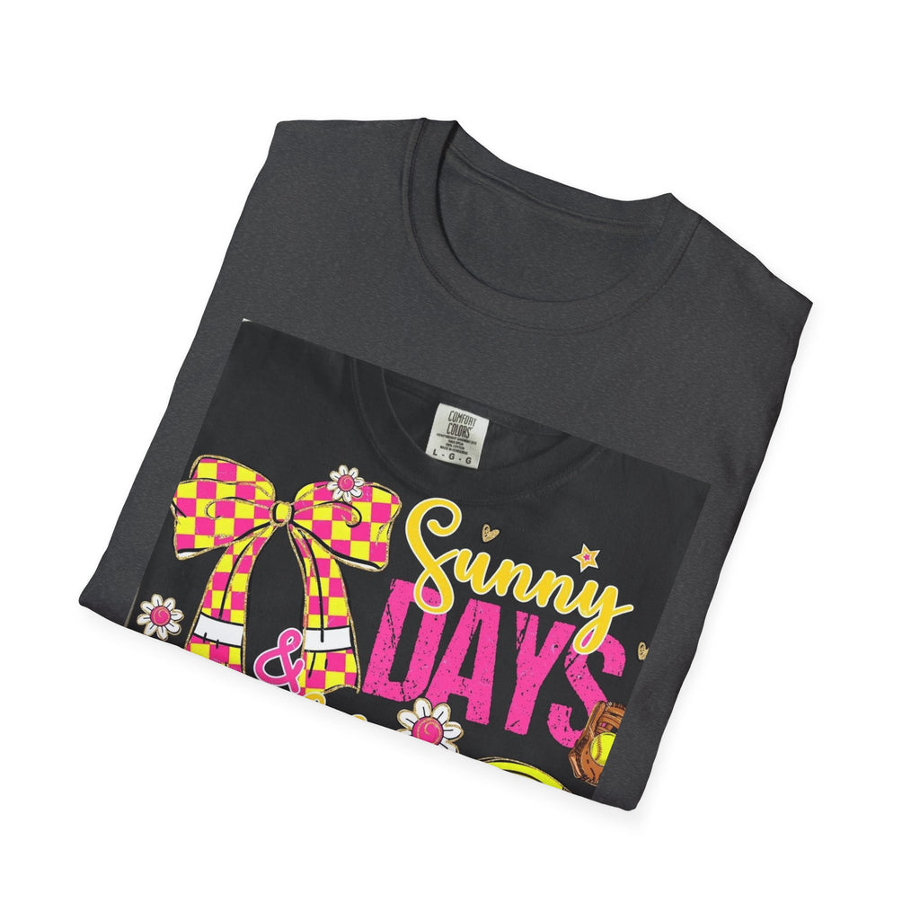 Sunny Days & Double Plays Softball T-Shirt