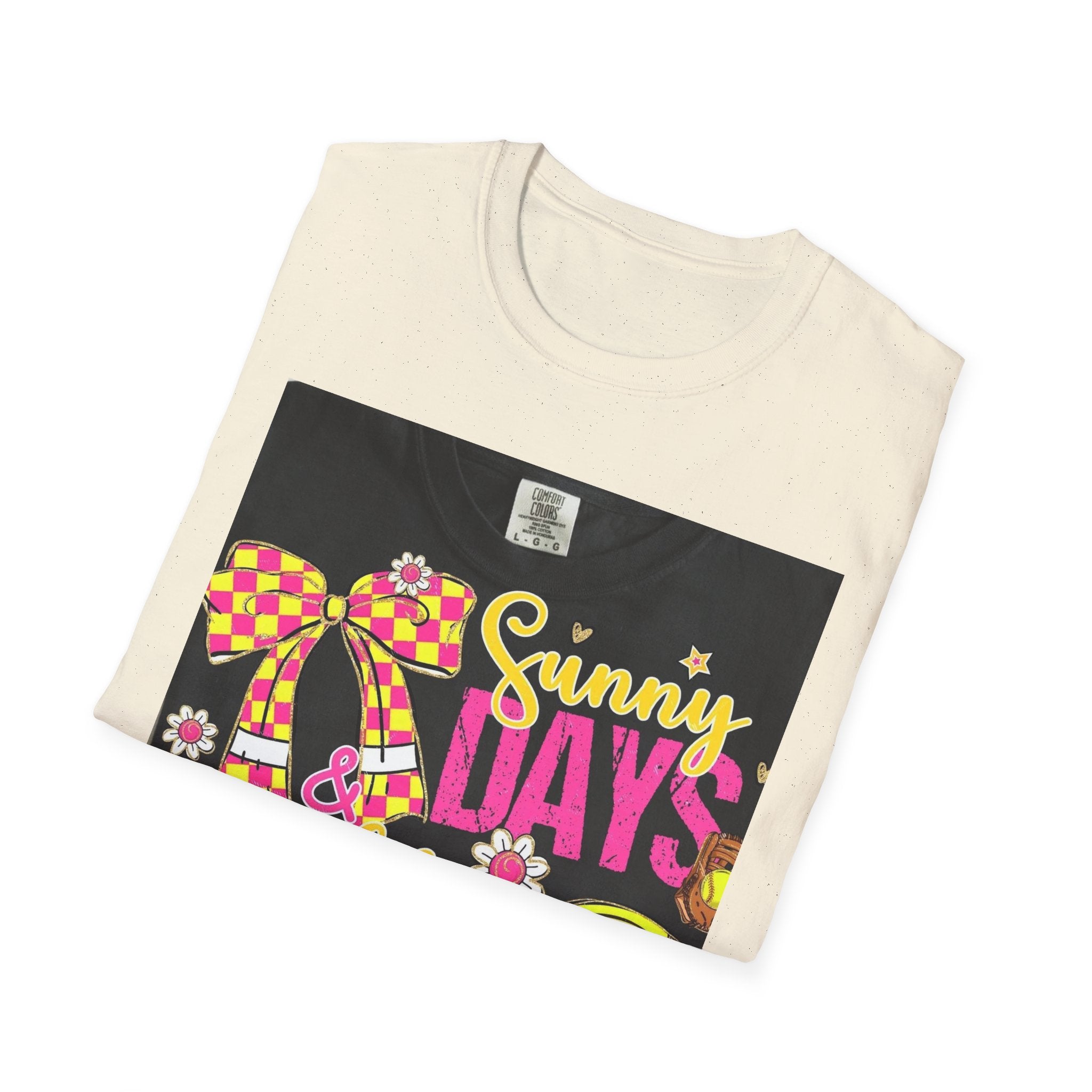 Sunny Days & Double Plays Softball T-Shirt