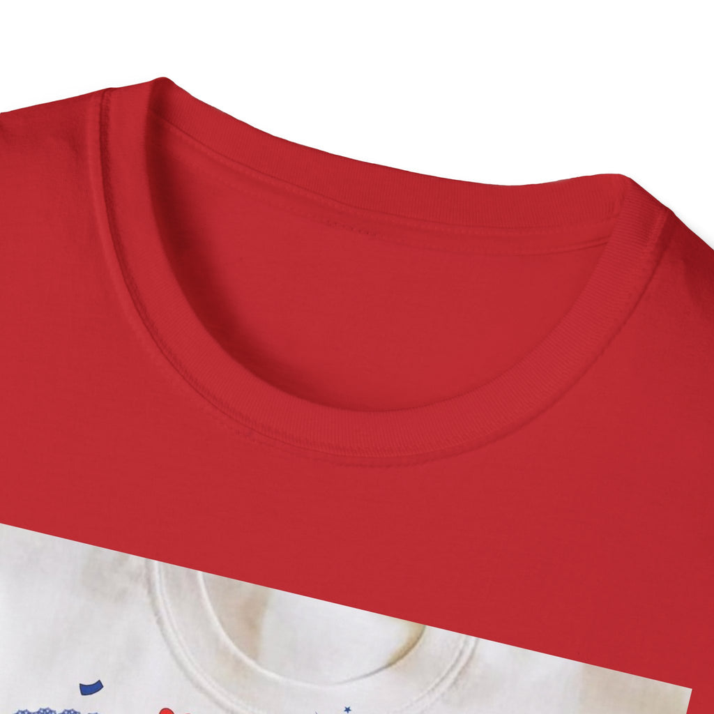 Patriotic Fourth of July Graphic T-Shirt — Red, White & Blue USA Party Design