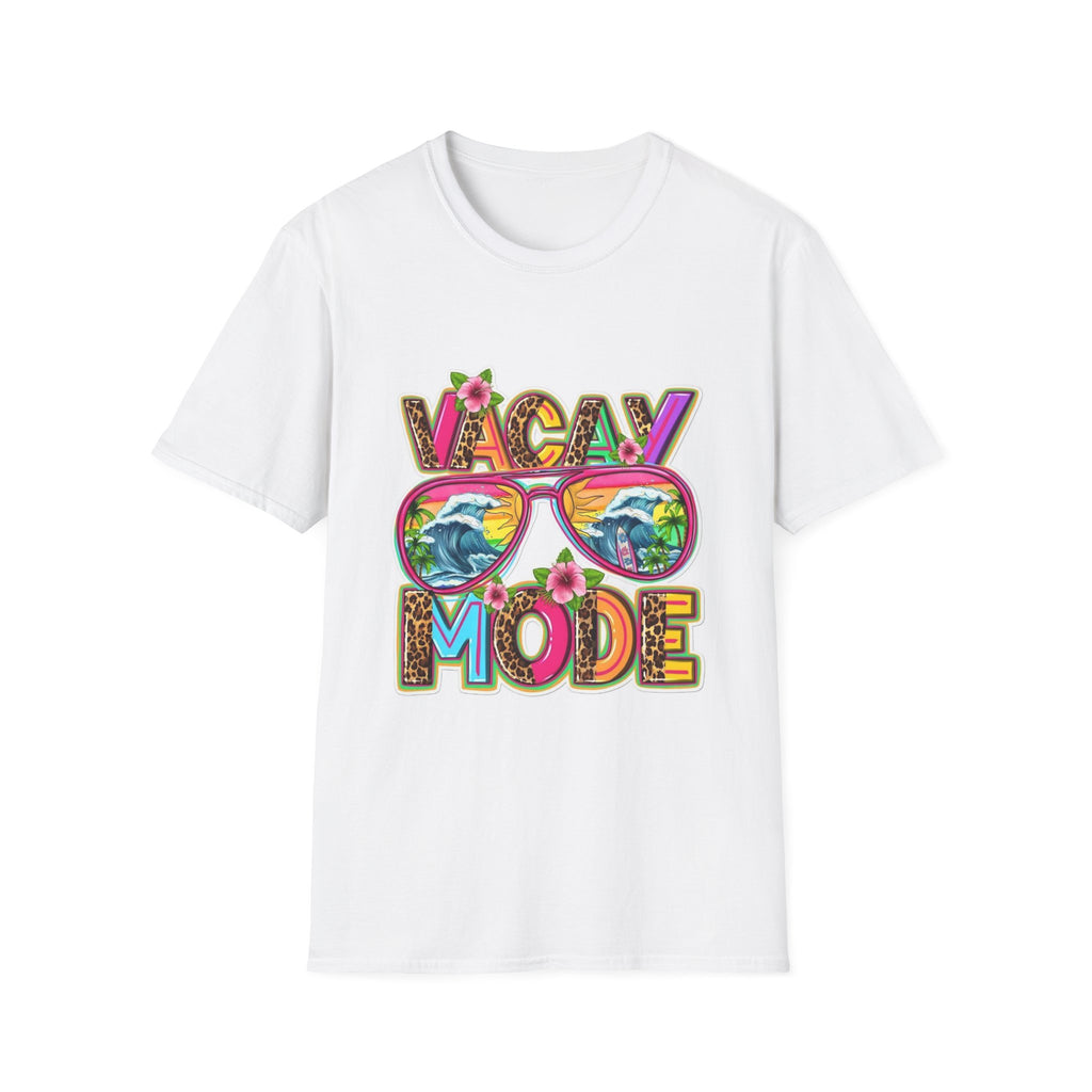 Vacay Mode T-Shirt — Tropical Sunglasses Beach Graphic Tee