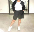 Biker Short With Pocket - Plus Size