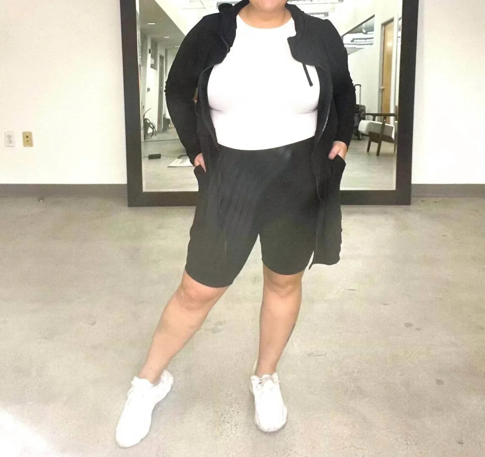 Biker Short With Pocket - Plus Size