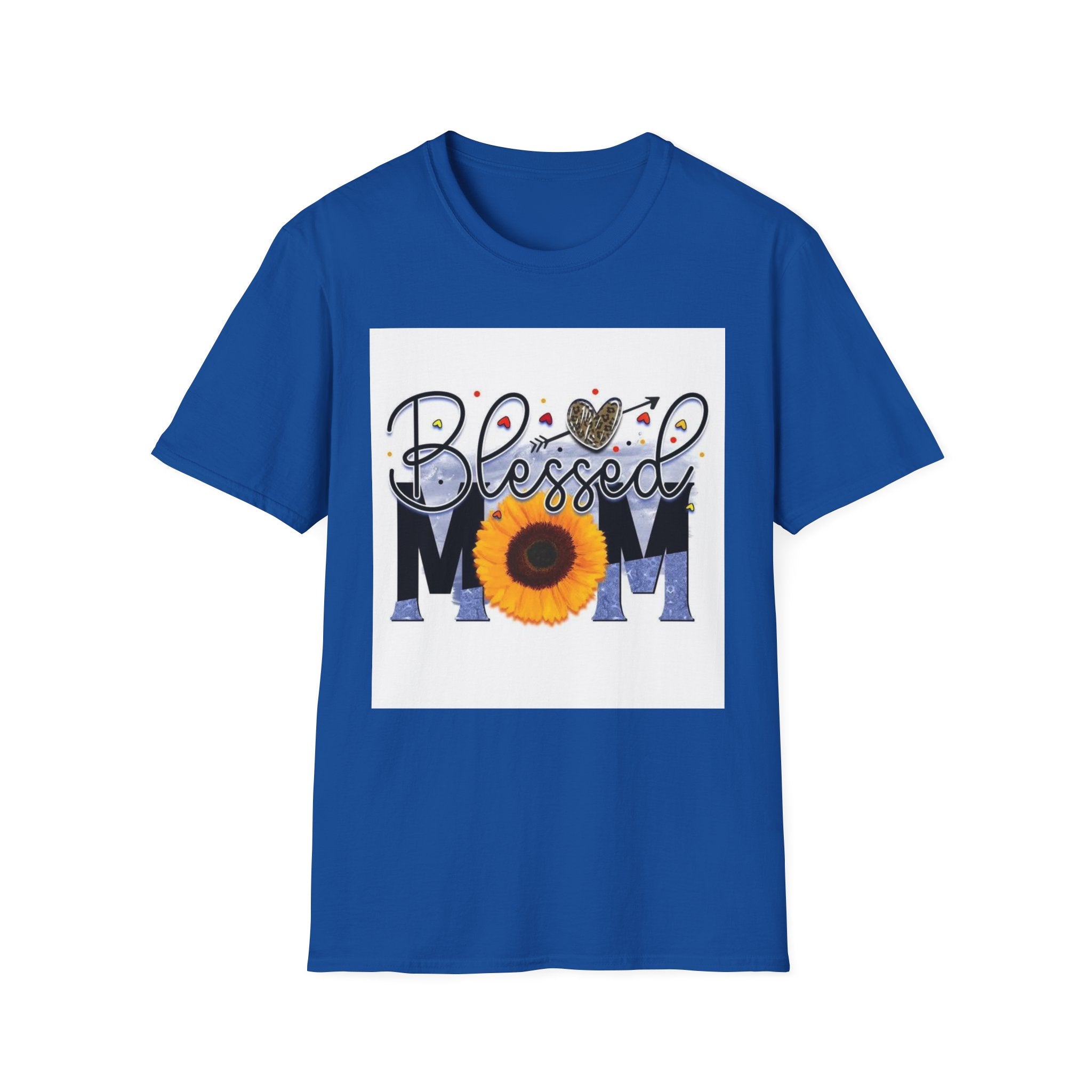 Blessed Mom Sunflower T-Shirt — Floral Mother’s Day Gift