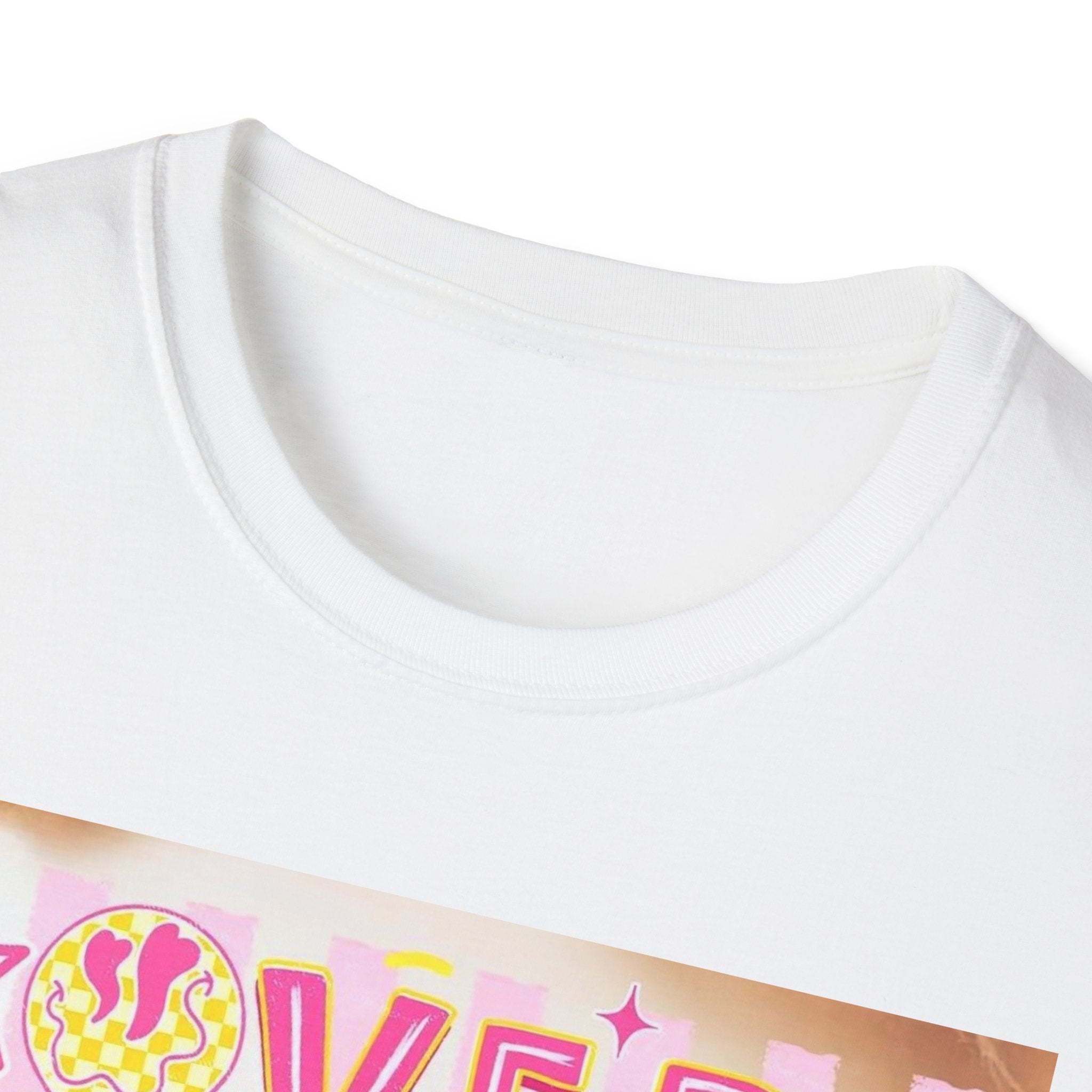 “Overstimulated Moms Club” Graphic T-Shirt — Funny Mom Gift, Bright Retro Doodle Design
