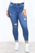 Plus Size Ripped Skinny Jeans