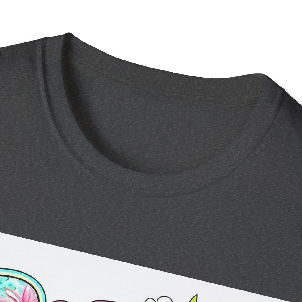 Summer Floral Graphic T-Shirt — Retro Tie-Dye 'SUMMER' Design