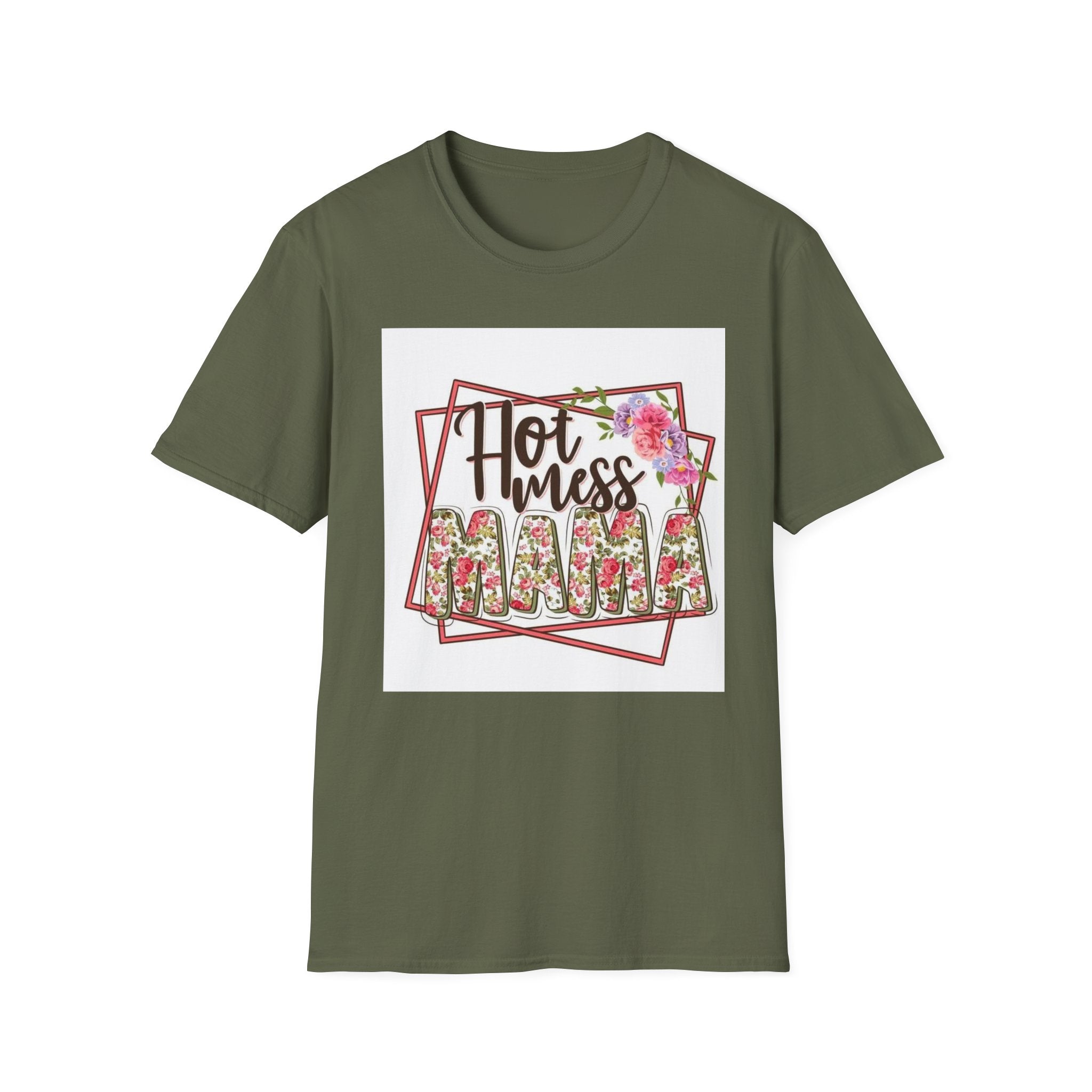 Hot Mess Mama Floral T-Shirt