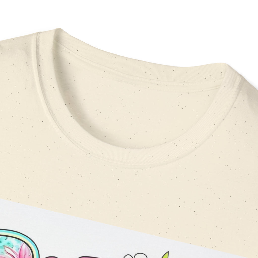 Summer Floral Graphic T-Shirt — Retro Tie-Dye 'SUMMER' Design