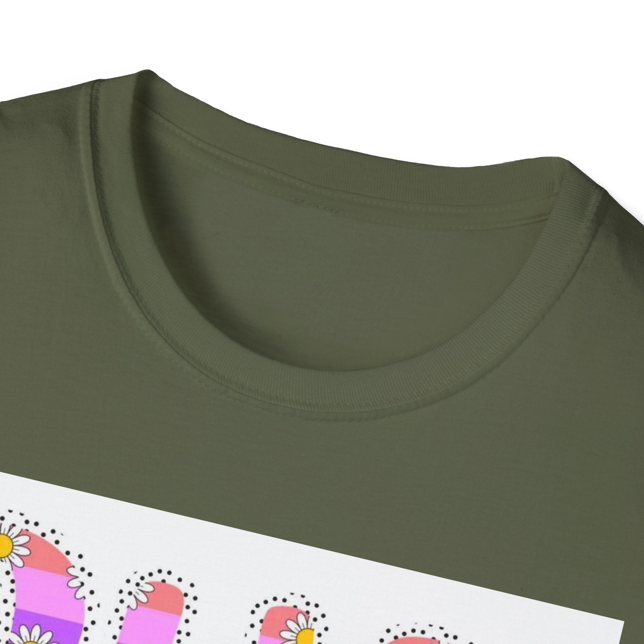 Summer Floral Graphic T‑Shirt — Colorful 'SUMMER' Text Design