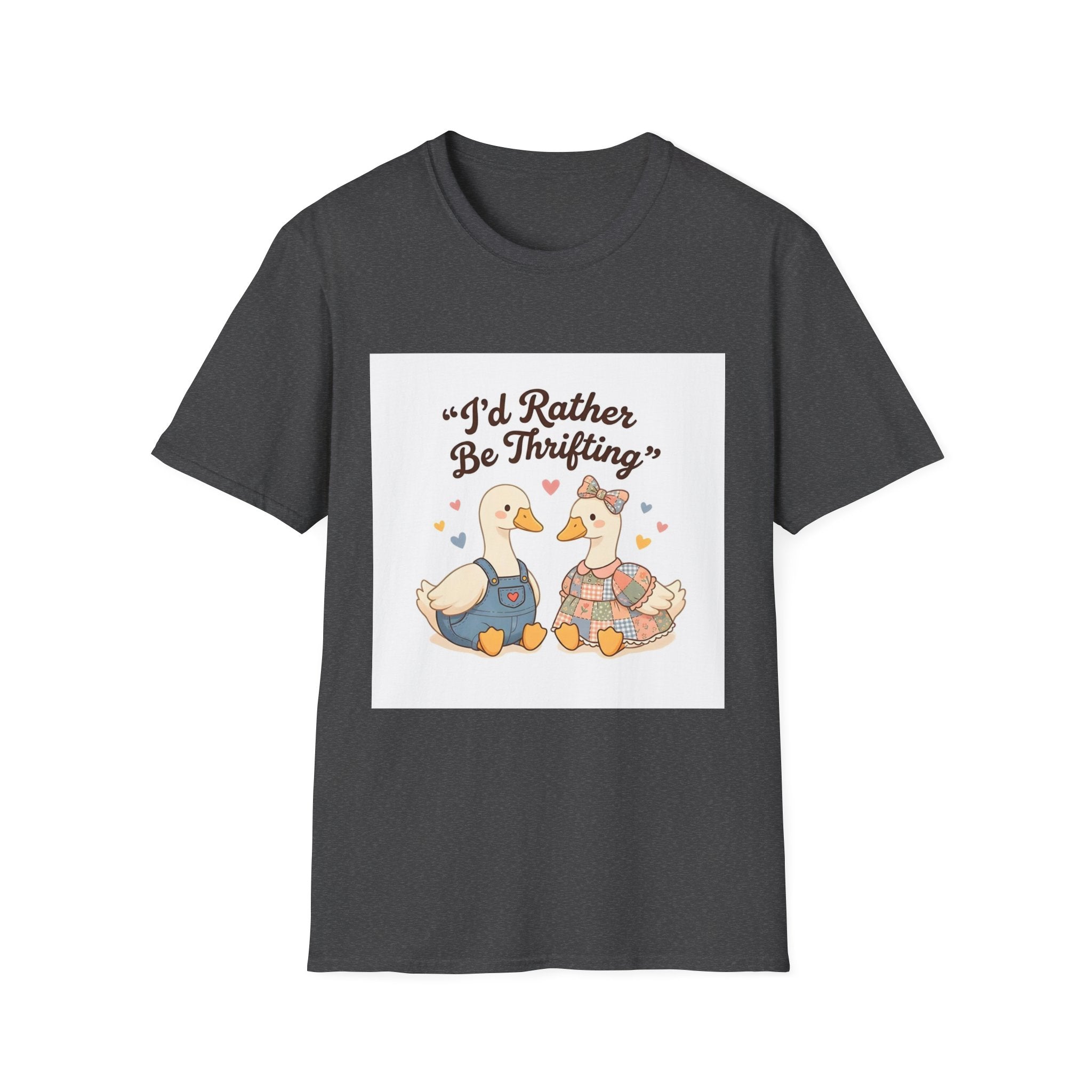 I'd Rather Be Thrifting T-Shirt — Cute Goose Thrift Shopping Graphic Tee