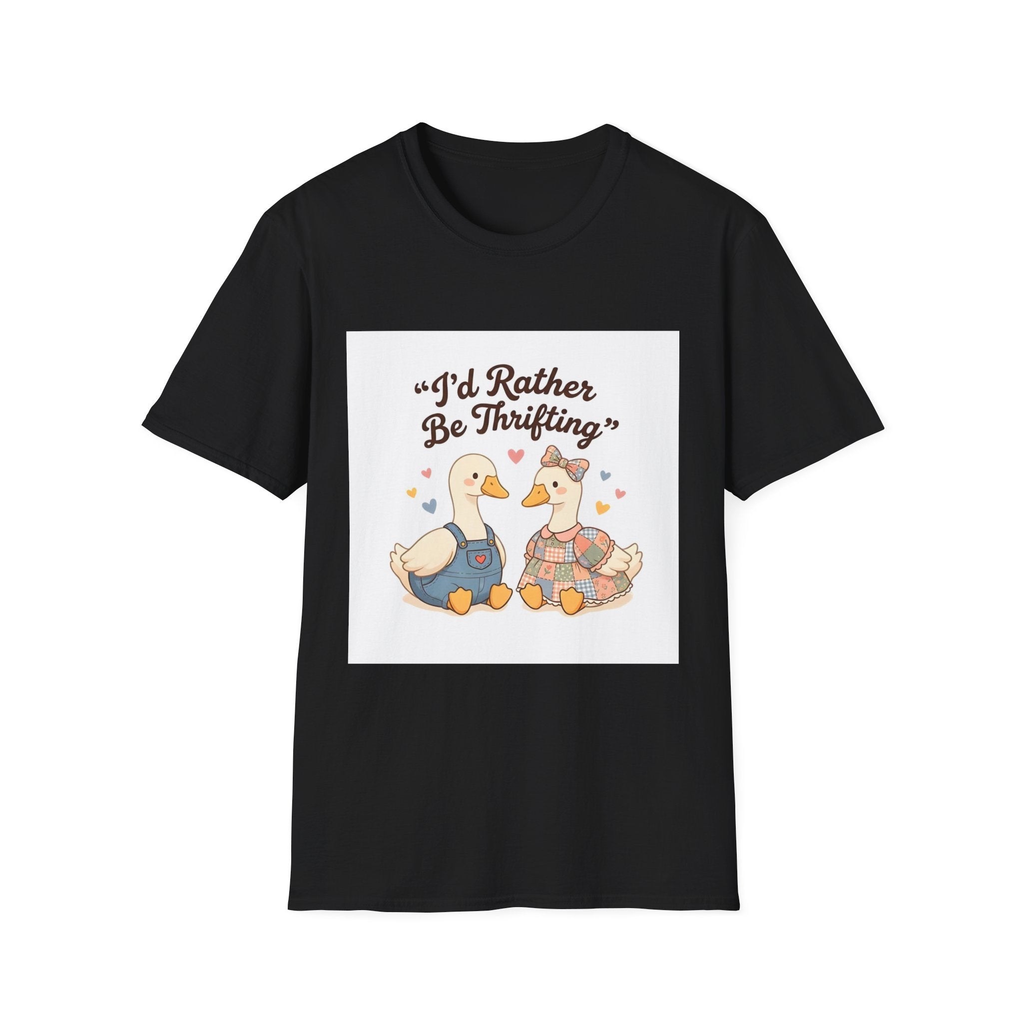 I'd Rather Be Thrifting T-Shirt — Cute Goose Thrift Shopping Graphic Tee