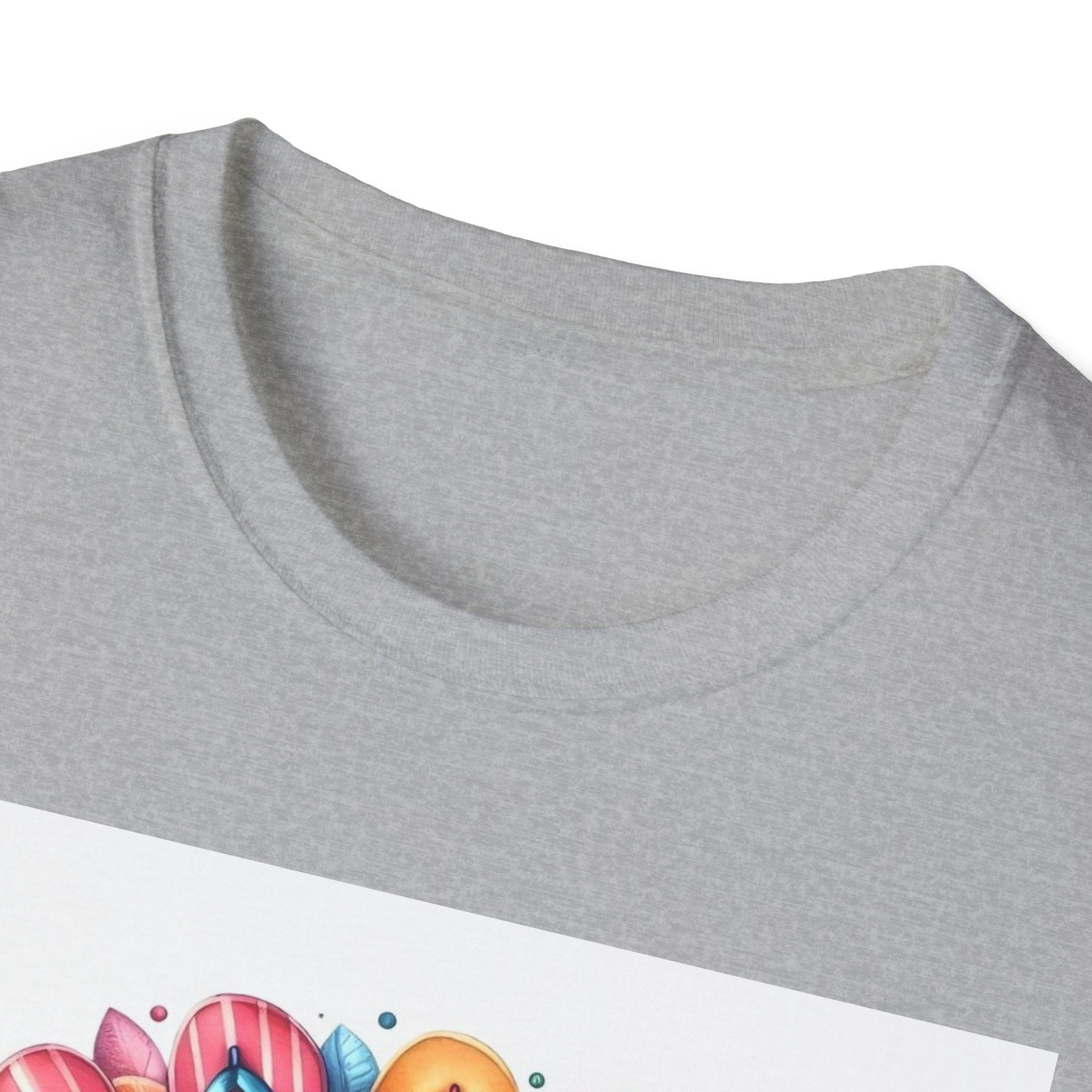 Flip Flop Circle Graphic T-Shirt - "Life Is Better in Flip Flops" Summer Tee