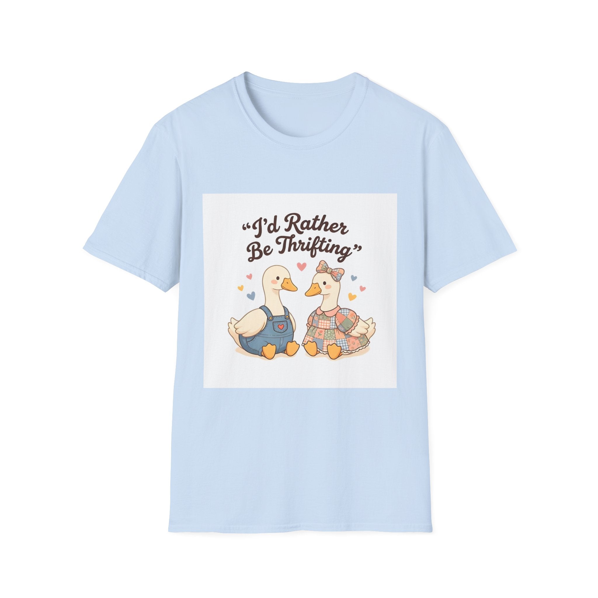 I'd Rather Be Thrifting T-Shirt — Cute Goose Thrift Shopping Graphic Tee