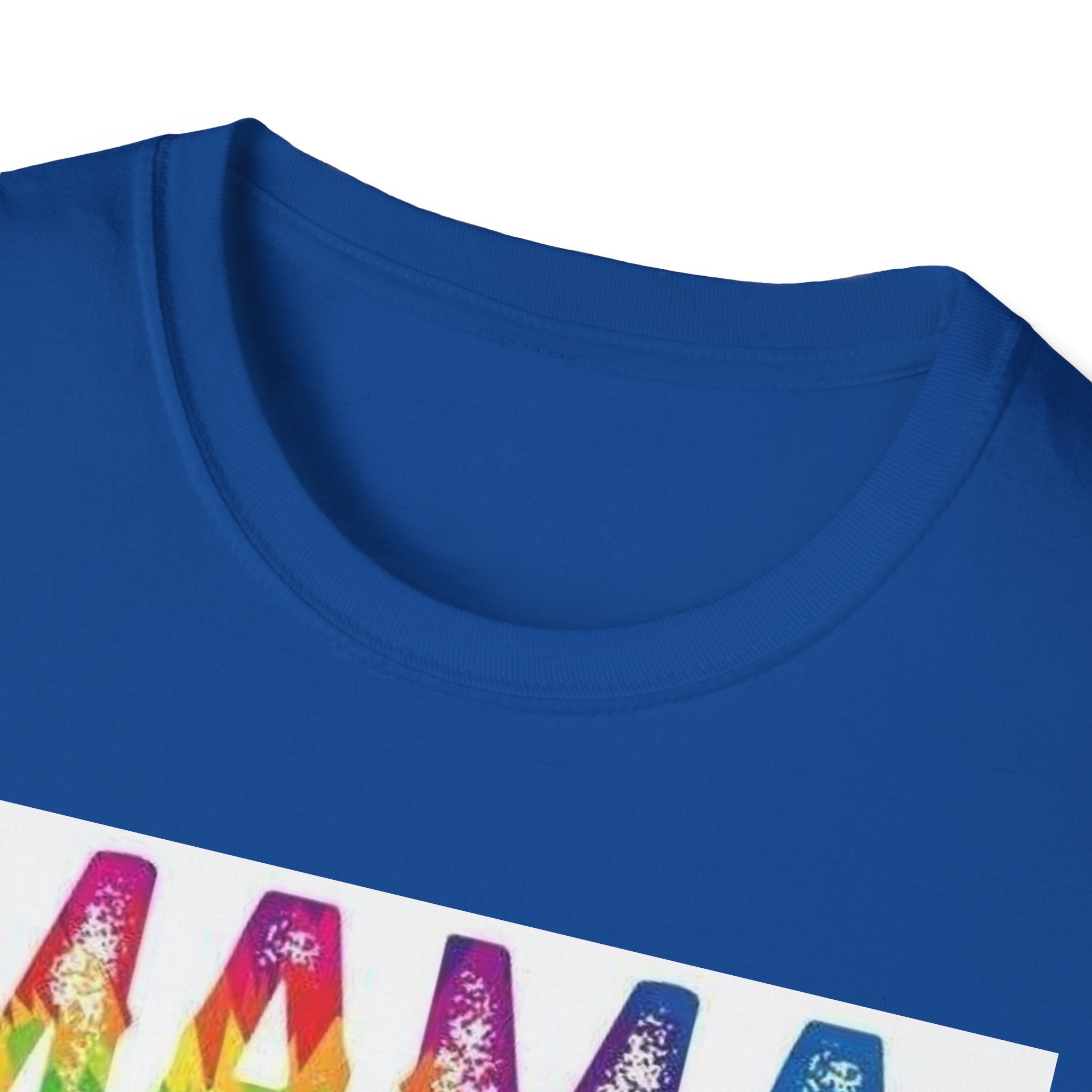 Mama Tie-Dye Stack T-Shirt — Colorful 'MAMA' Graphic Tee for Moms, Mother’s Day Gift