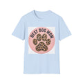 Best Dog Mom T-Shirt — Leopard Paw Graphic