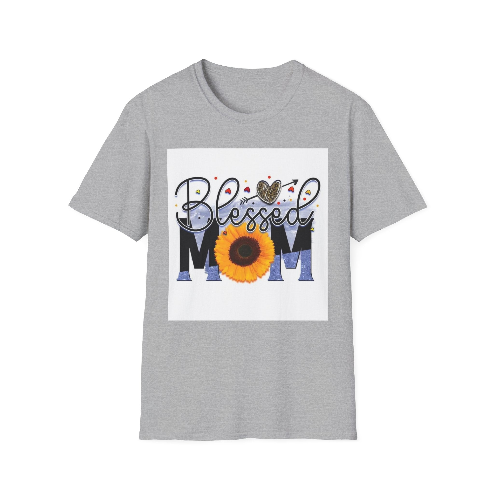 Blessed Mom Sunflower T-Shirt — Floral Mother’s Day Gift