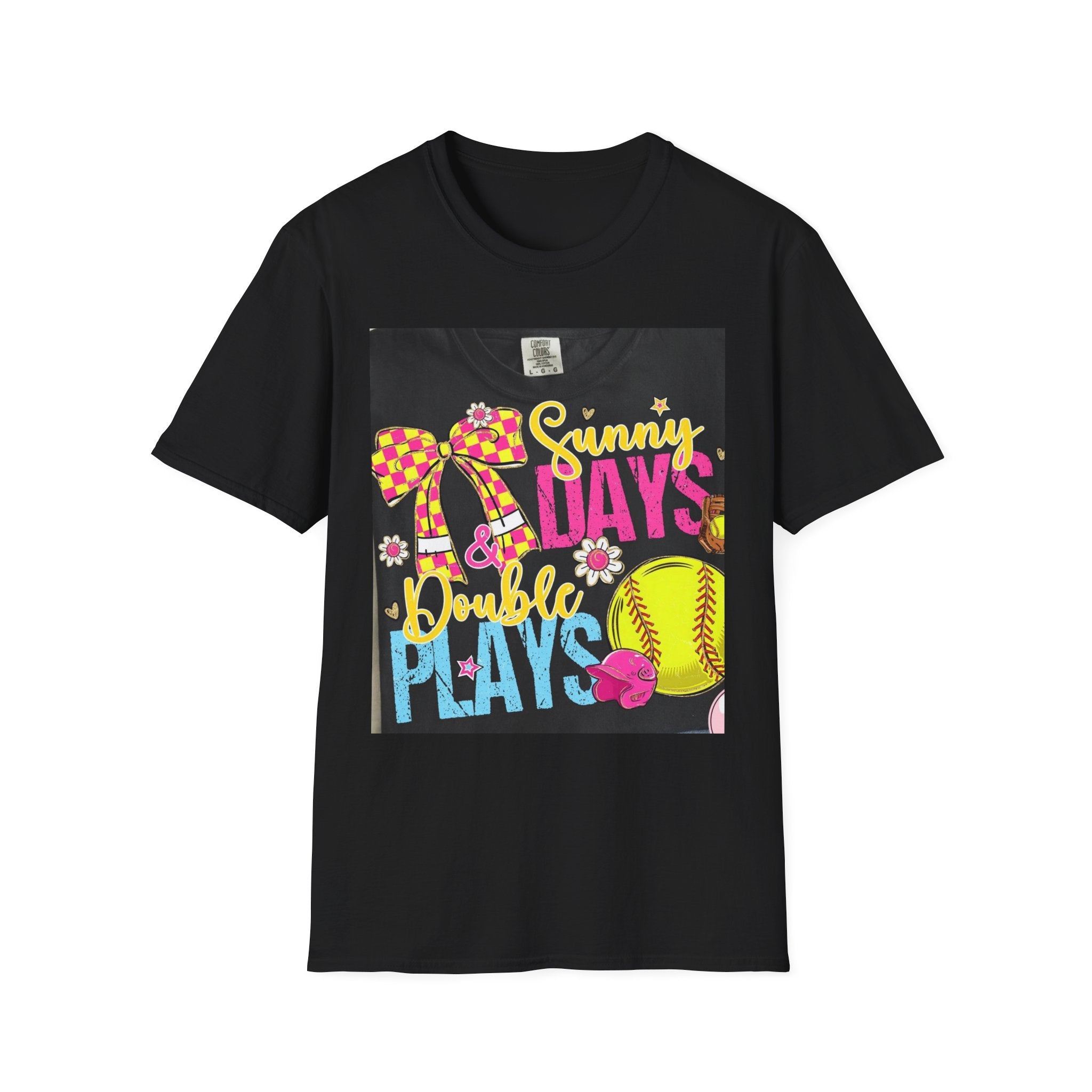 Sunny Days & Double Plays Softball T-Shirt