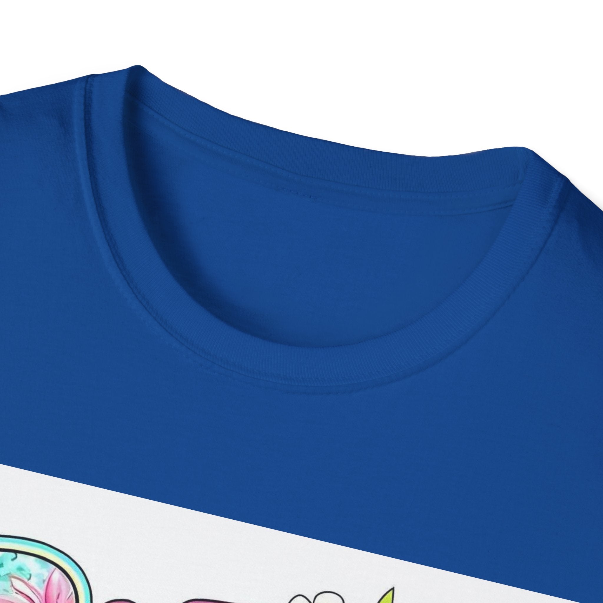 Summer Floral Graphic T-Shirt — Retro Tie-Dye 'SUMMER' Design