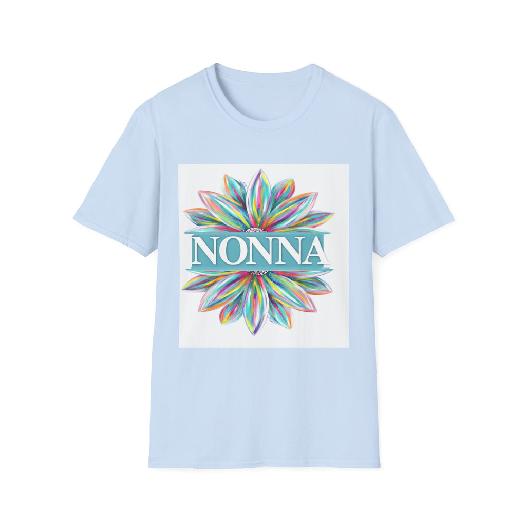 Nonna Floral T‑Shirt – Colorful Petal Grandma Tee