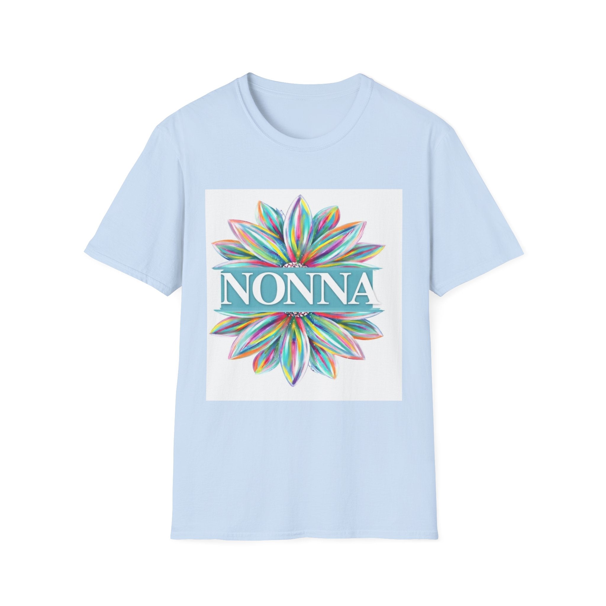 Nonna Floral T‑Shirt – Colorful Petal Grandma Tee