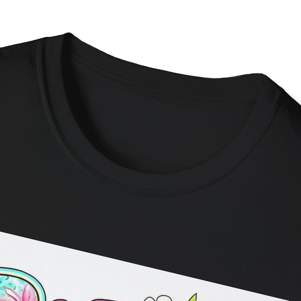 Summer Floral Graphic T-Shirt — Retro Tie-Dye 'SUMMER' Design