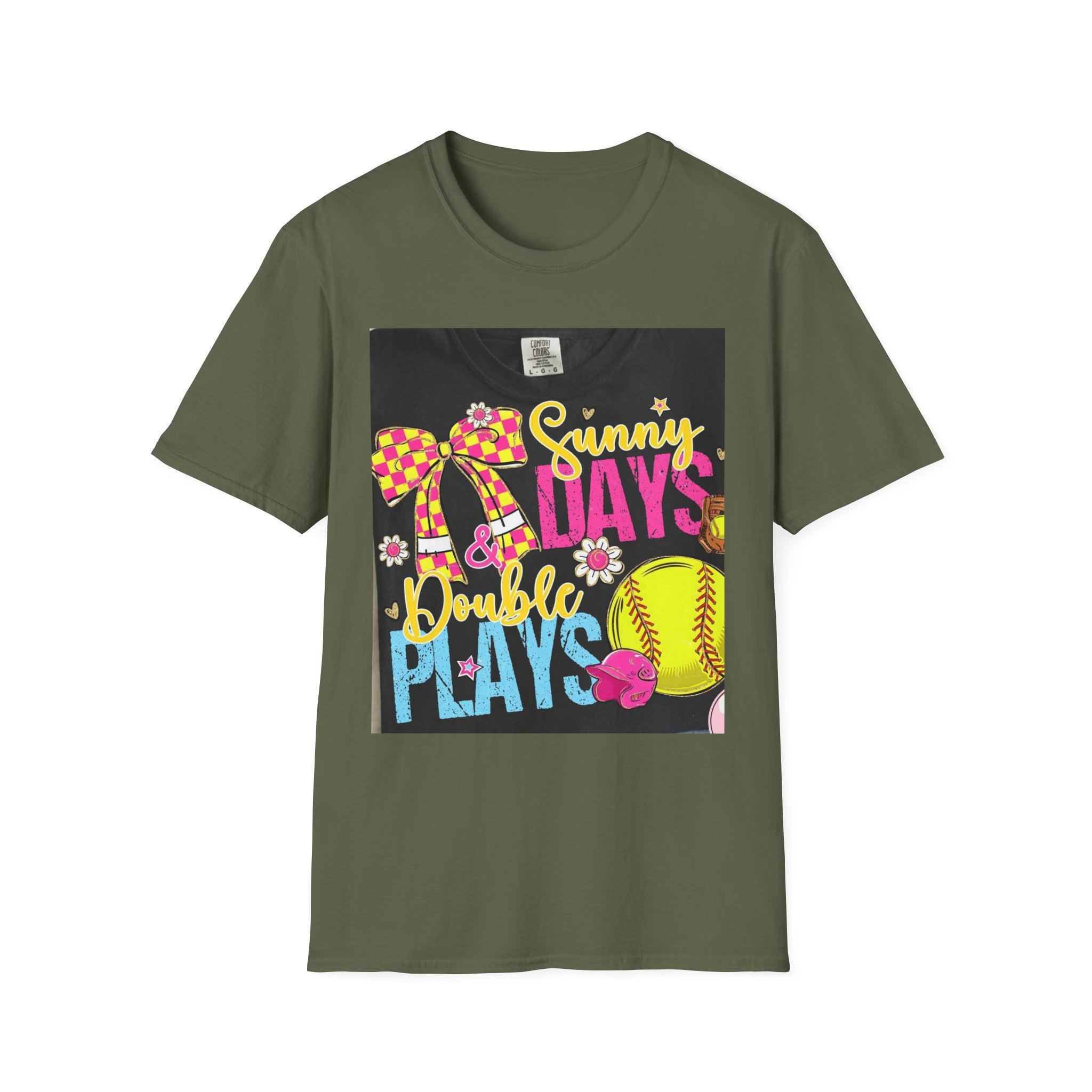 Sunny Days & Double Plays Softball T-Shirt