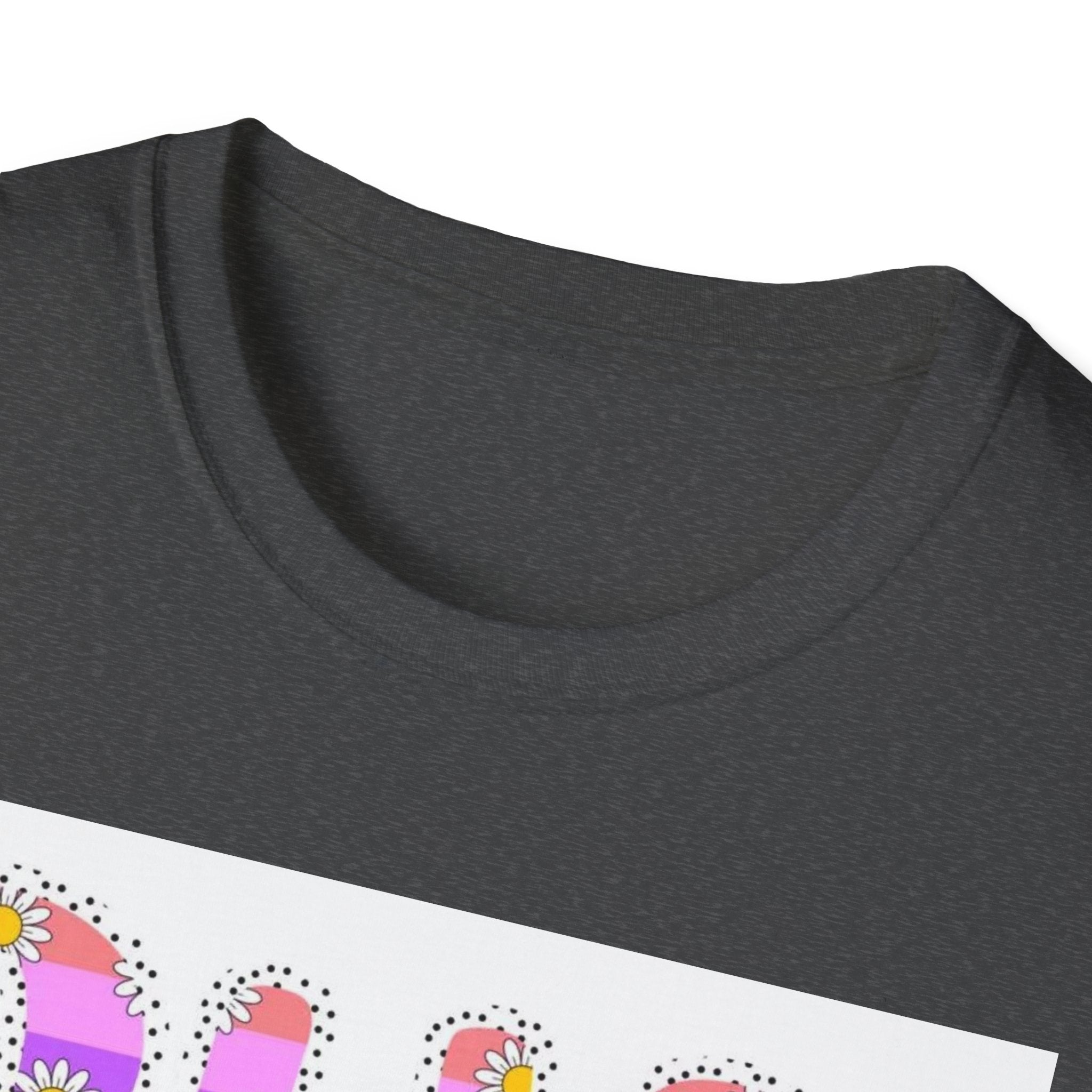 Summer Floral Graphic T‑Shirt — Colorful 'SUMMER' Text Design