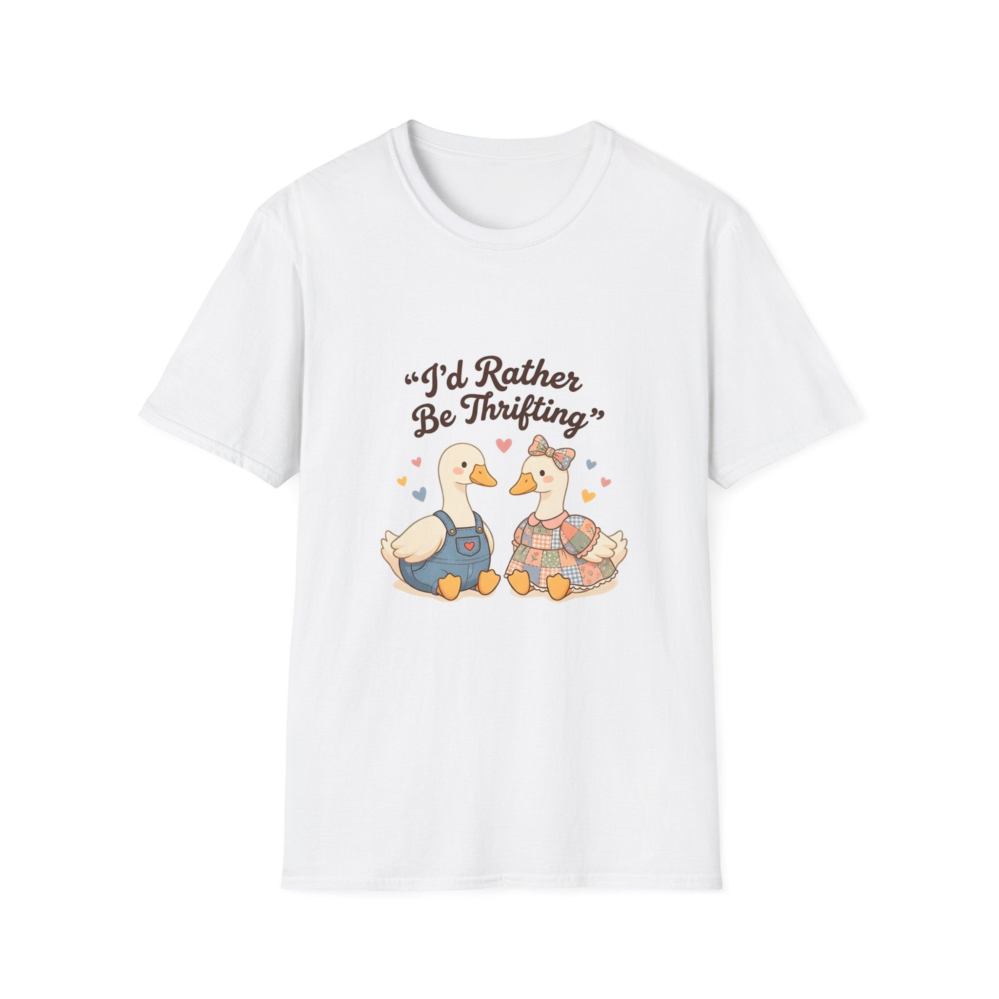I'd Rather Be Thrifting T-Shirt — Cute Goose Thrift Shopping Graphic Tee