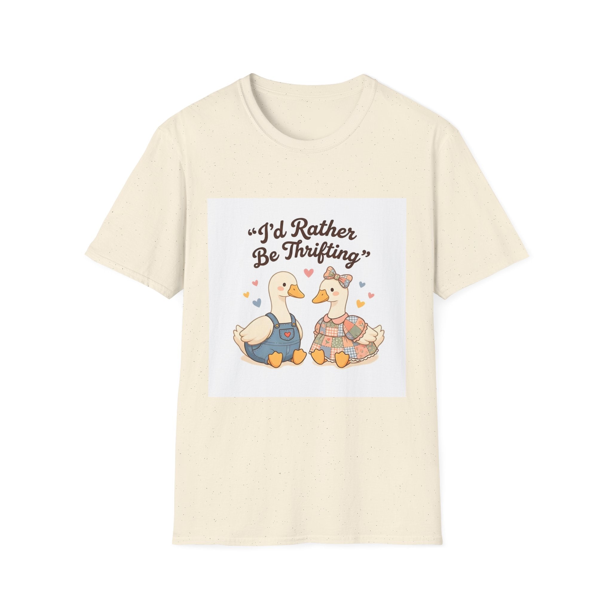 I'd Rather Be Thrifting T-Shirt — Cute Goose Thrift Shopping Graphic Tee