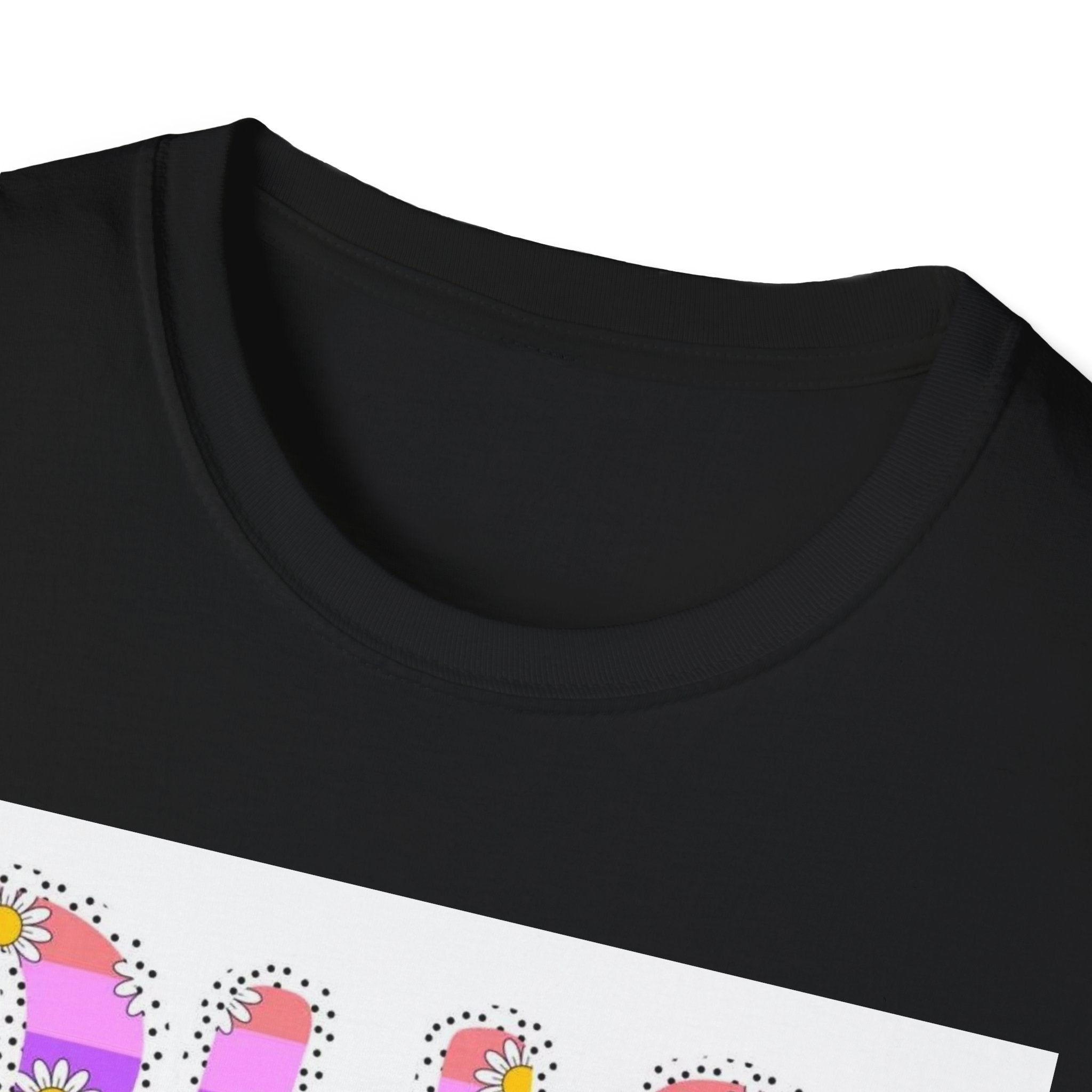 Summer Floral Graphic T‑Shirt — Colorful 'SUMMER' Text Design