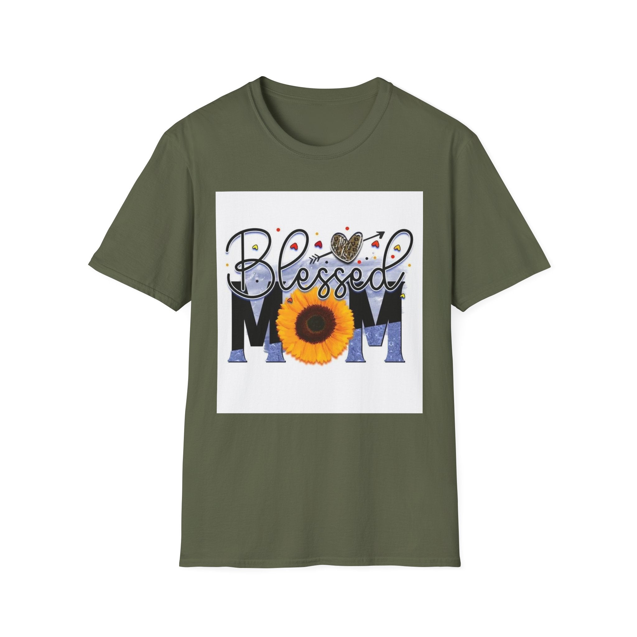 Blessed Mom Sunflower T-Shirt — Floral Mother’s Day Gift