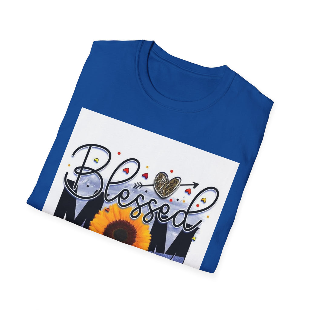 Blessed Mom Sunflower T-Shirt — Floral Mother’s Day Gift
