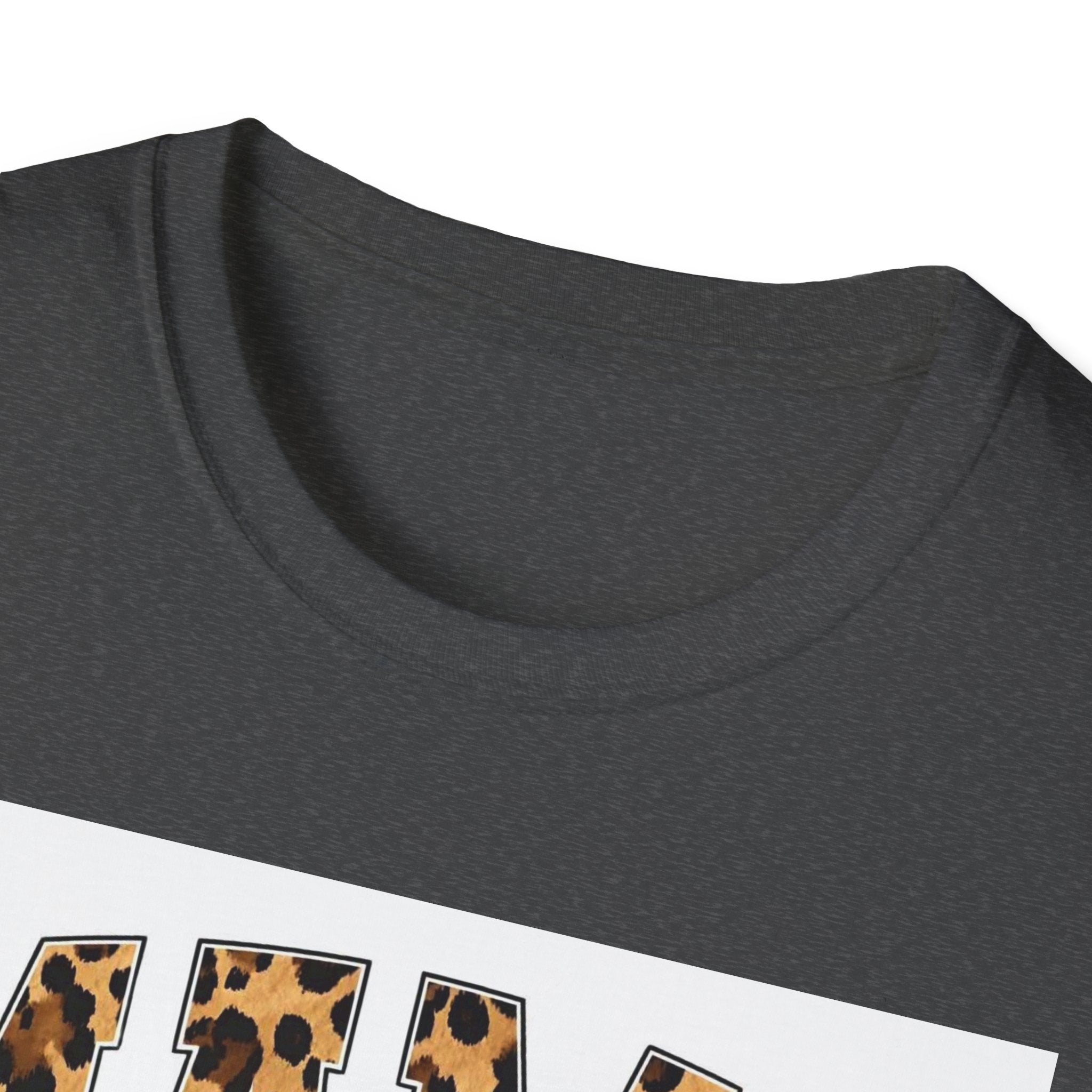 Mama Leopard Bow T-Shirt — Cute Leopard Print Mom Tee