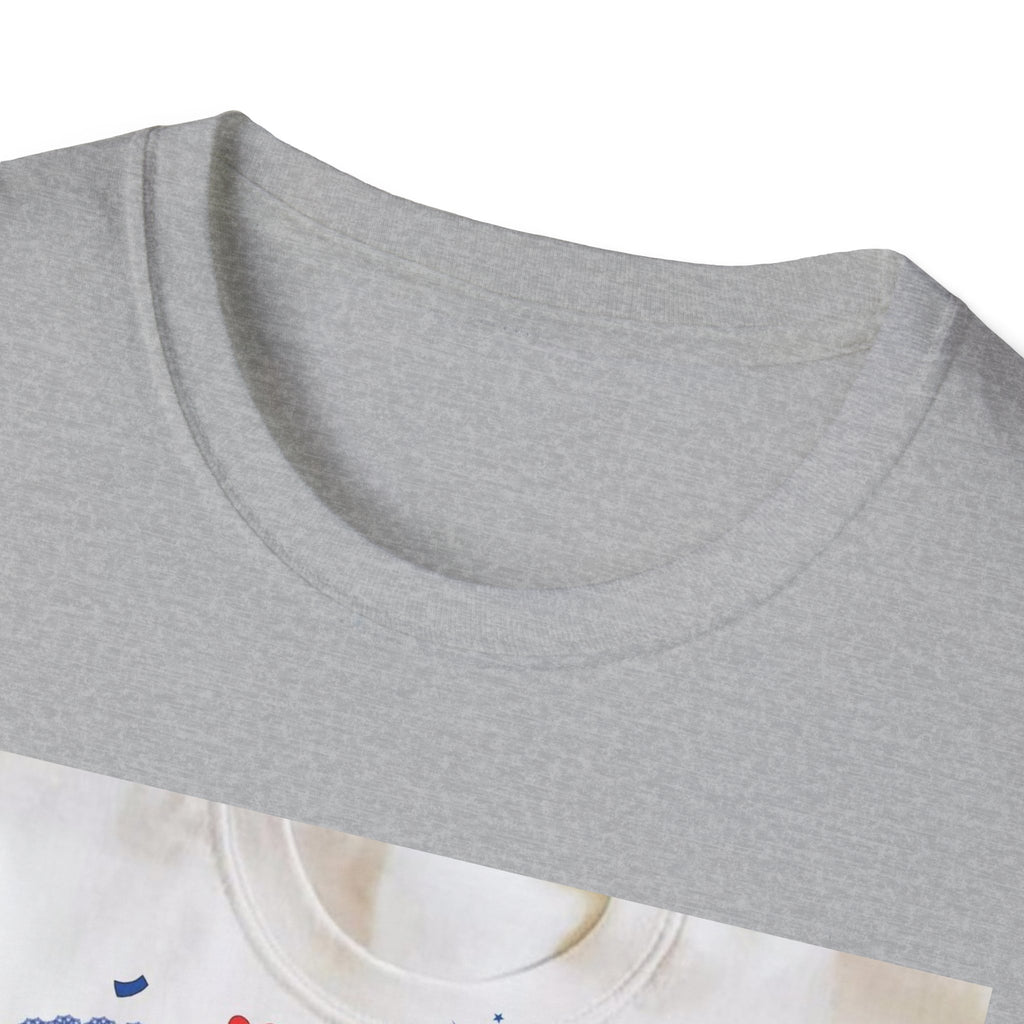 Patriotic Fourth of July Graphic T-Shirt — Red, White & Blue USA Party Design