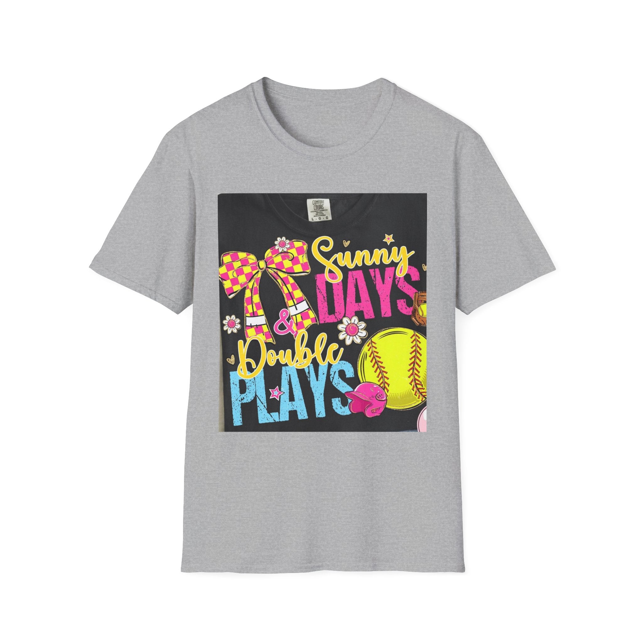 Sunny Days & Double Plays Softball T-Shirt