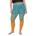 Brown Trout Print Plus Size Leggings